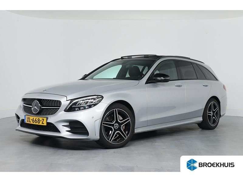Grijs Gebruikt 2019 Mercedes C180 Business Stationwagen | € 27.900 (Duur) - Afbeelding 1/4