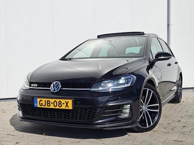 Zwart Gebruikt 2017 VW Golf VII GTD Hatchback | € 18.500 (Iets duurder) - Afbeelding 1/4