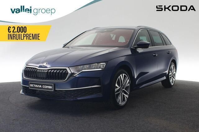 Blauw Nieuw 2025 Skoda Octavia Business Line Stationwagen | € 45.300 (Duur) - Afbeelding 1/4