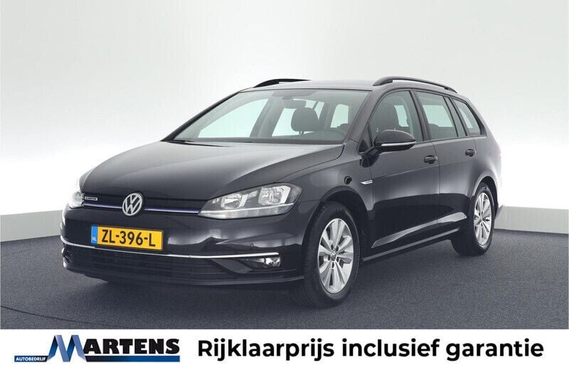 Zwart Gebruikt 2019 VW Golf VII Comfortline Stationwagen | € 18.448 (Goede deal) - Afbeelding 1/4