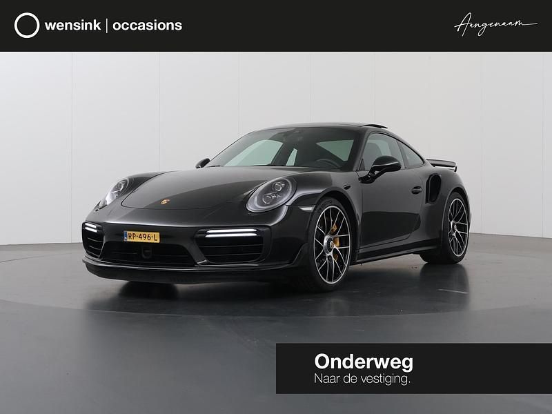 Zwart Gebruikt 2018 Porsche 911 Turbo S Sport Coupé | € 174.945 - Afbeelding 1/4