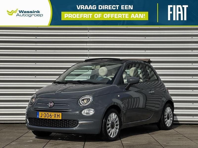 Grijs Gebruikt 2020 Fiat 500C Launch Edition Cabriolet | € 12.940 (Eerlijke prijs) - Afbeelding 1/4