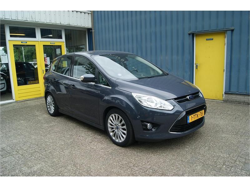 Grijs Gebruikt 2014 Ford C-MAX Titanium MPV | € 7.950 (Eerlijke prijs) - Afbeelding 1/4