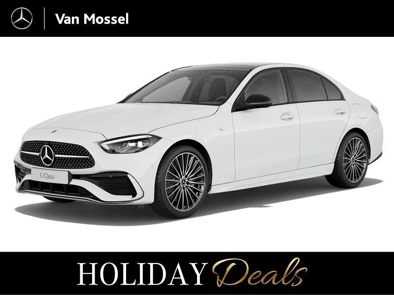 Wit Nieuw 2025 Mercedes C300e Business Sedan | € 62.257 (Goede deal) - Afbeelding 1/1