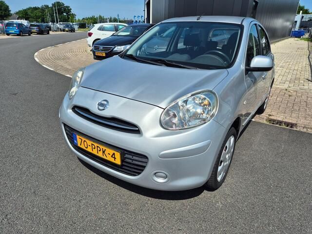 Grijs Gebruikt 2011 Nissan Micra Acenta Hatchback | € 3.499 (Eerlijke prijs) - Afbeelding 1/4