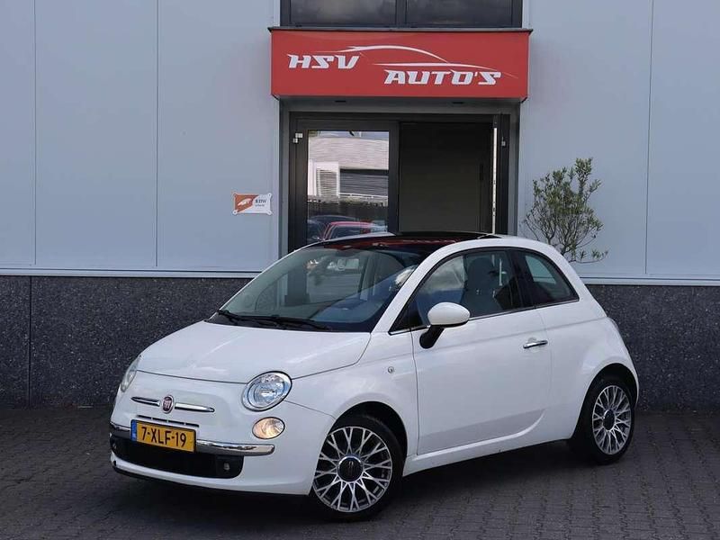 Wit Gebruikt 2014 Fiat 500 Lounge Hatchback | € 5.450 (Eerlijke prijs) - Afbeelding 1/3