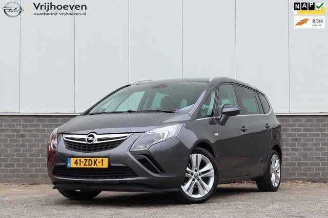 Grijs Gebruikt 2012 Opel Zafira Tourer Cosmo MPV | € 9.850 (Eerlijke prijs) - Afbeelding 1/4