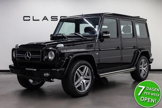 Zwart, metallic lak Gebruikt 2008 Mercedes G500 SUV | € 67.950 - Afbeelding 1/4