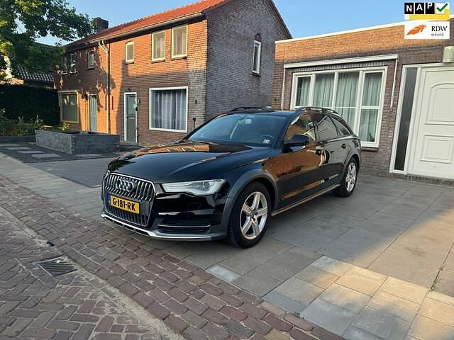 Zwart Gebruikt 2016 Audi A6 Allroad Business Stationwagen | € 24.999 - Afbeelding 1/4