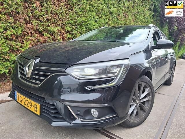 Zwart Gebruikt 2018 Renault Mégane GrandTour Signature Stationwagen | € 8.300 (Super prijs) - Afbeelding 1/2