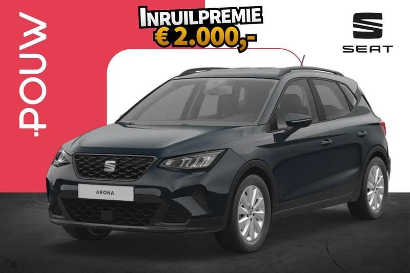 Zwart Nieuw 2025 Seat Arona Reference SUV | € 25.250 (Super prijs) - Afbeelding 1/4
