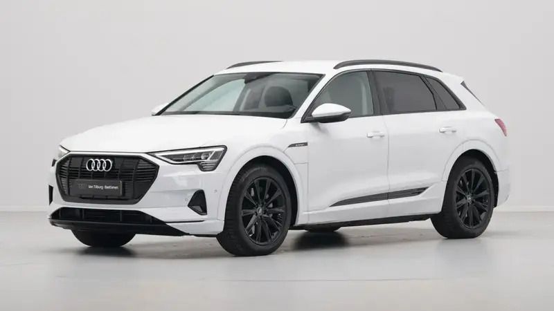 Wit Gebruikt 2019 Audi e-tron Advanced Plus SUV | € 28.940 - Afbeelding 1/4
