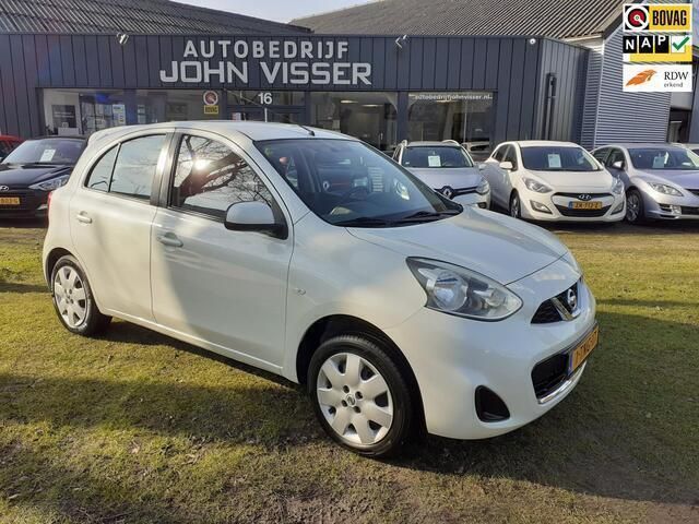 Wit Gebruikt 2014 Nissan Micra Acenta Hatchback | € 9.450 (Eerlijke prijs) - Afbeelding 1/4