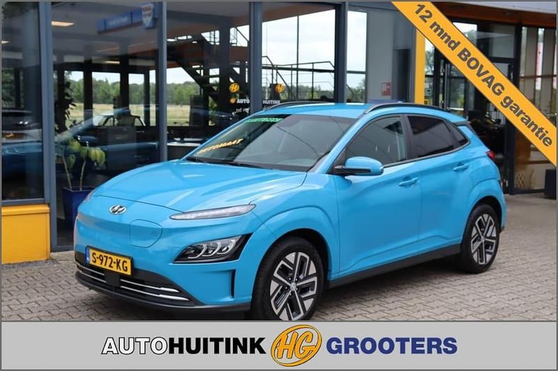 Blauw Gebruikt 2021 Hyundai Kona Premium SUV | € 32.790 - Afbeelding 1/4