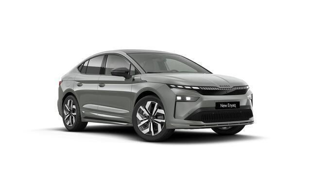 Grijs, metallic lak Nieuw 2025 Skoda Enyaq iV SportLine SUV | € 54.250 - Afbeelding 1/4