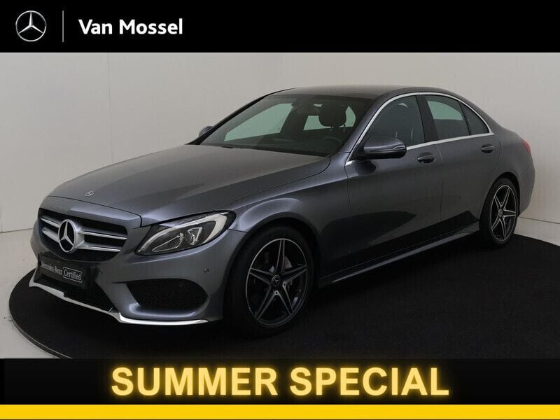 Grijs Gebruikt 2017 Mercedes C180 Sport Edition Sedan | € 24.945 (Eerlijke prijs) - Afbeelding 1/4