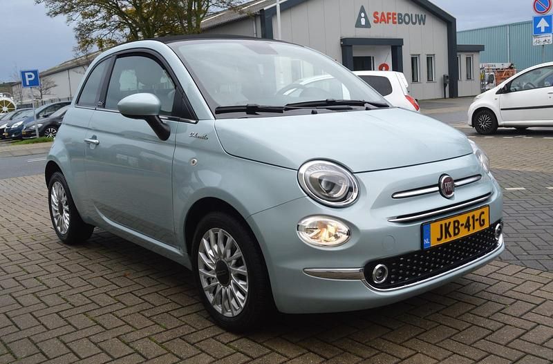 Occasion Fiat 500 Dolcevita 69 PK (50 kW) 2022 Blauw Cabriolet