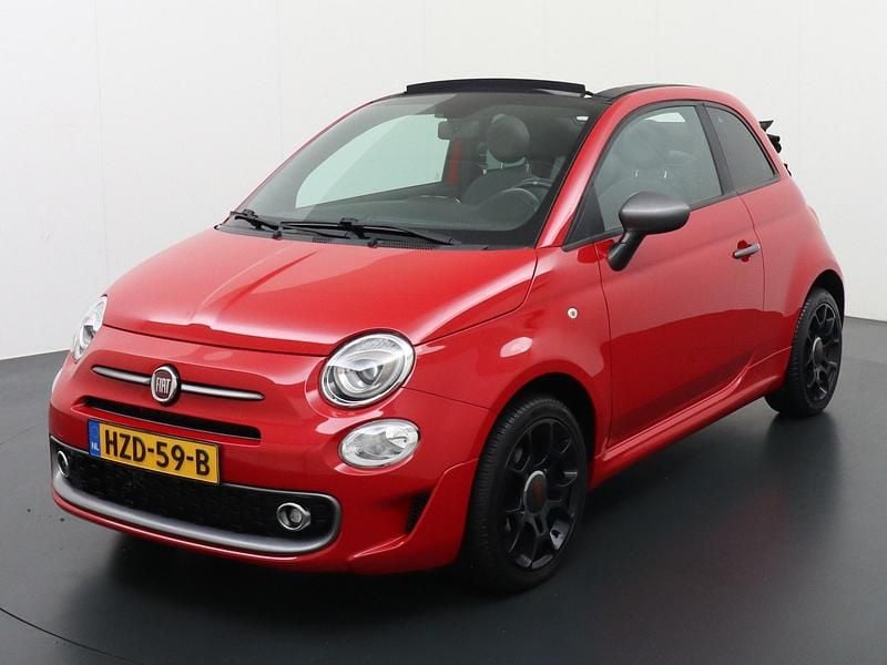 Rood Gebruikt 2017 Fiat 500C Sport Cabriolet | € 9.449 (Eerlijke prijs) - Afbeelding 1/4