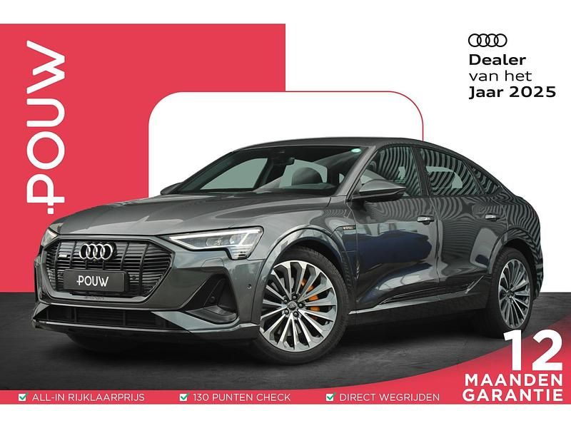 Grijs Gebruikt 2022 Audi e-tron Sportback Design SUV | € 43.900 (Eerlijke prijs) - Afbeelding 1/4