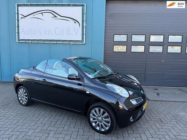 Occasion Nissan Micra C+C Tekna 88 PK (64 kW) 2008 Zwart Cabriolet