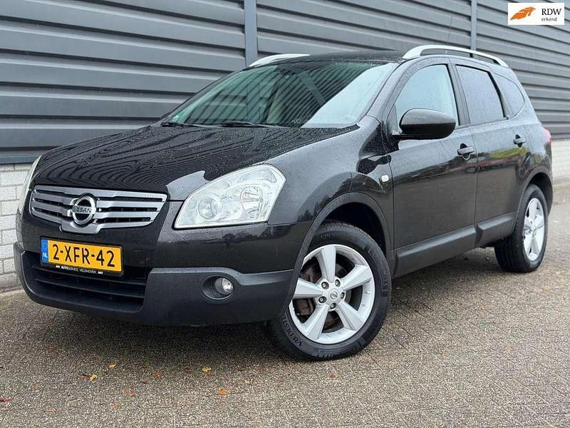Zwart (metallic) Gebruikt 2009 Nissan Qashqai +2 Visia SUV | € 4.999 (Iets duurder) - Afbeelding 1/4