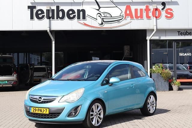 Blauw Gebruikt 2011 Opel Corsa Color Edition Hatchback | € 2.195 (Super prijs) - Afbeelding 1/4