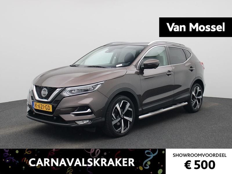 Bruin Occasion 2021 Nissan Qashqai Tekna SUV | € 20.900 (Super prijs) - Afbeelding 1/4