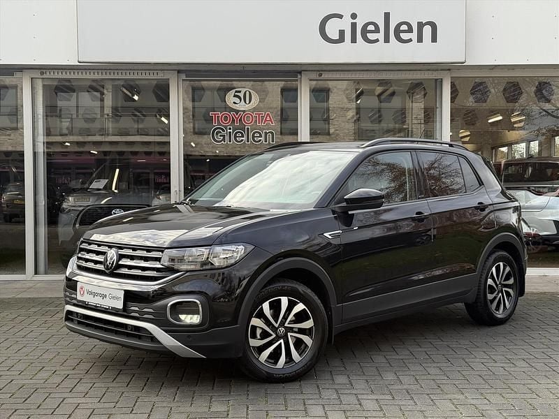 Zwart Gebruikt 2022 VW T-Cross SUV | € 22.400 (Eerlijke prijs) - Afbeelding 1/4