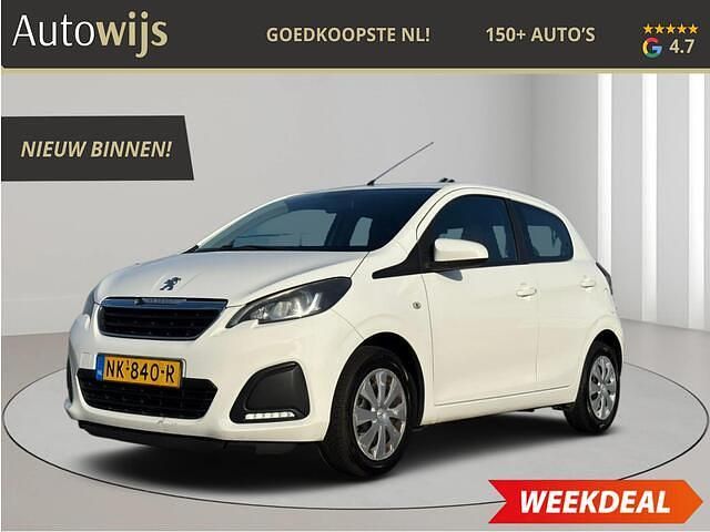 Wit Gebruikt 2015 Peugeot 108 Active Hatchback | € 4.249 (Eerlijke prijs) - Afbeelding 1/4