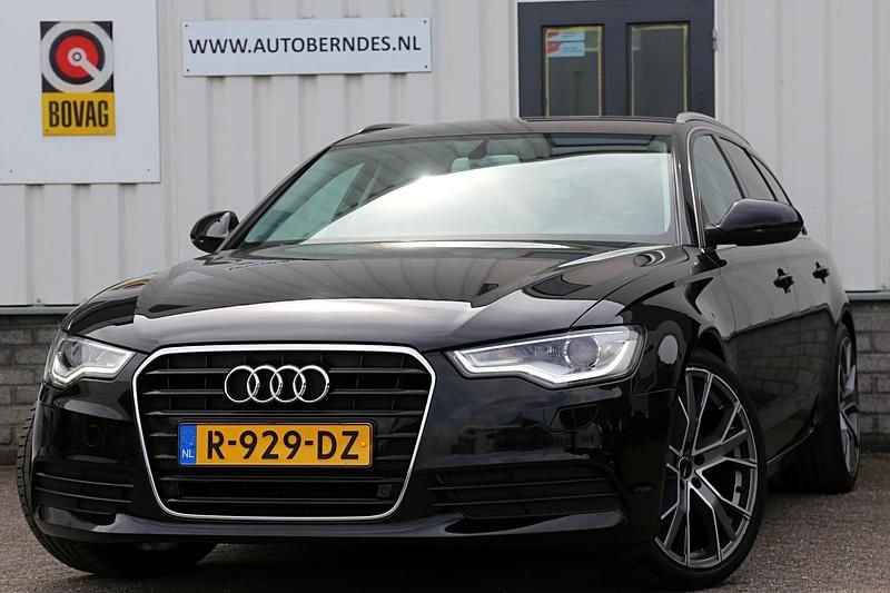Zwart Gebruikt 2014 Audi A6 Basis Stationwagen | € 17.900 (Eerlijke prijs) - Afbeelding 1/4