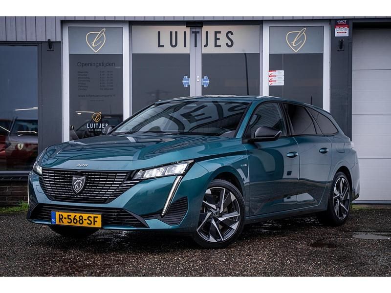 Blauw Occasion 2022 Peugeot 308 Allure Stationwagen | € 22.500 (Eerlijke prijs) - Afbeelding 1/4