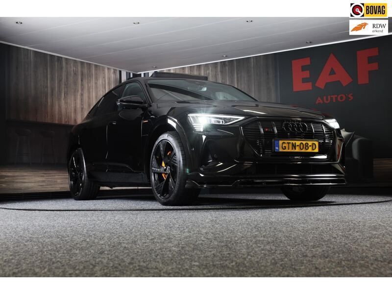 Zwart, metallic lak Gebruikt 2022 Audi e-tron Sportback S-Line SUV | € 49.850 (Iets duurder) - Afbeelding 1/3
