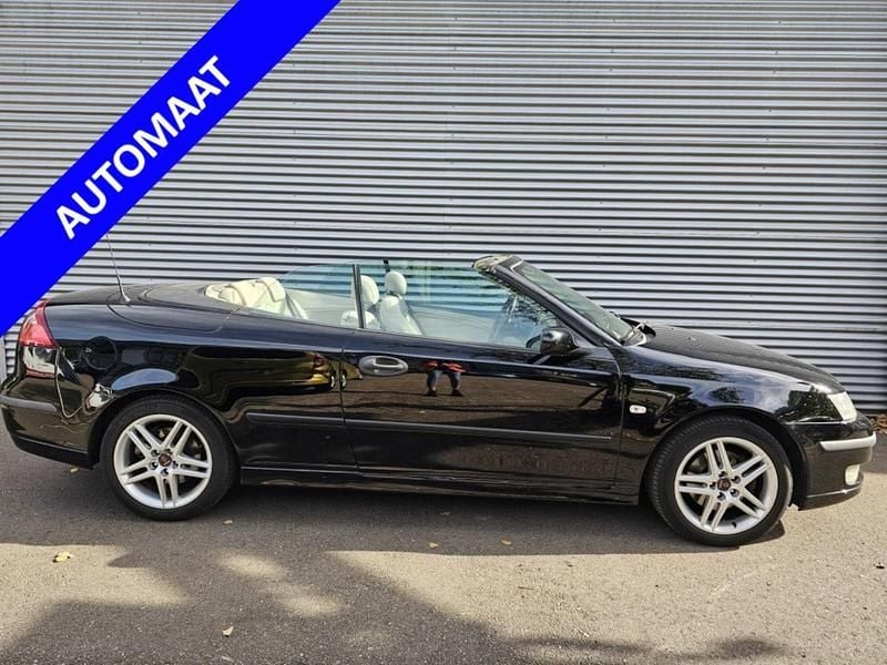 Zwart Gebruikt 2005 Saab 9-3 Cabriolet Aero Cabriolet | € 6.850 (Super prijs) - Afbeelding 1/4