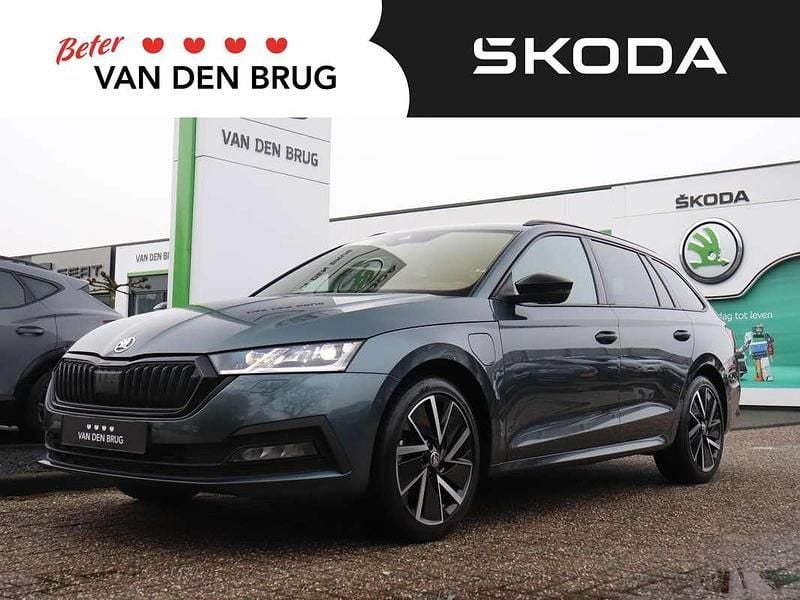 Grijs Gebruikt 2021 Skoda Octavia Business Line Stationwagen | € 25.900 (Super prijs) - Afbeelding 1/4