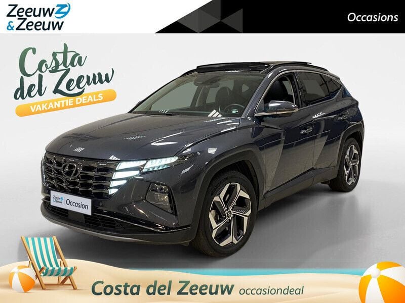 Zwart Gebruikt 2021 Hyundai Tucson Premium SUV | € 30.950 (Eerlijke prijs) - Afbeelding 1/4