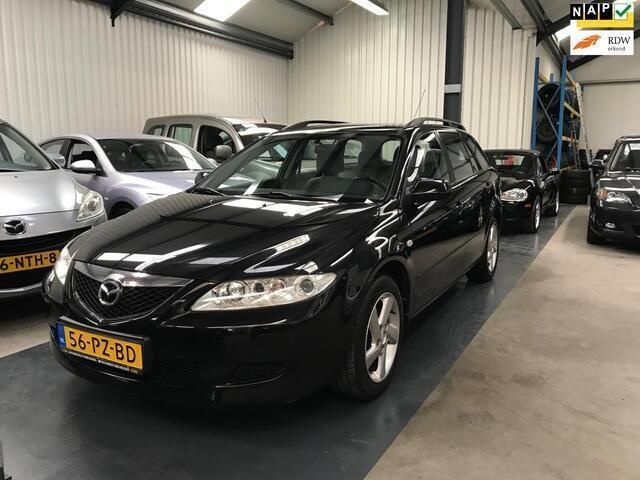 Zwart Gebruikt 2005 Mazda 6 Exclusive Stationwagen | € 3.950 - Afbeelding 1/4