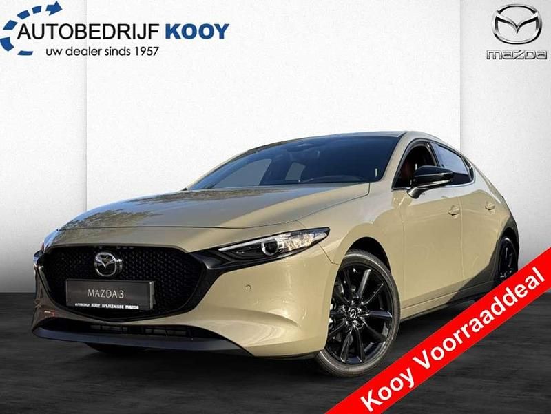 Nieuw Mazda 3 Nagisa 140 PK (102 kW) 2025 Groen Hatchback