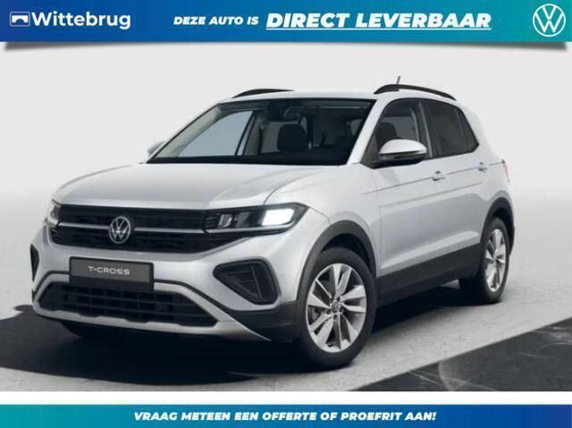 Zilver Nieuw 2024 VW T-Cross Edition SUV | € 37.995 (Eerlijke prijs) - Afbeelding 1/4