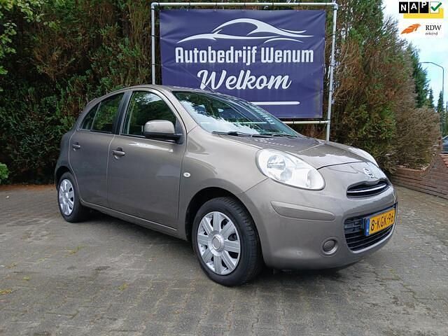 Grijs Gebruikt 2014 Nissan Micra Acenta Hatchback | € 4.999 (Eerlijke prijs) - Afbeelding 1/4