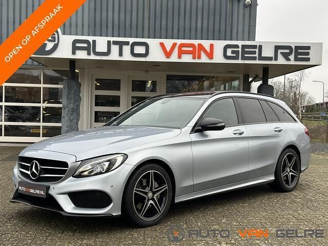 Grijs Occasion 2016 Mercedes C180 AMG Stationwagen | € 19.499 (Eerlijke prijs) - Afbeelding 1/4