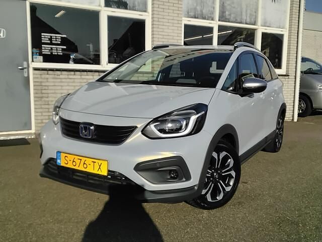 Wit (metallic) Occasion 2021 Honda Jazz Hatchback | € 23.900 (Eerlijke prijs) - Afbeelding 1/4