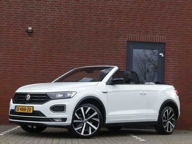 Wit Gebruikt 2021 VW T-Roc Cabriolet R-line Cabriolet | € 27.950 (Goede deal) - Afbeelding 1/4