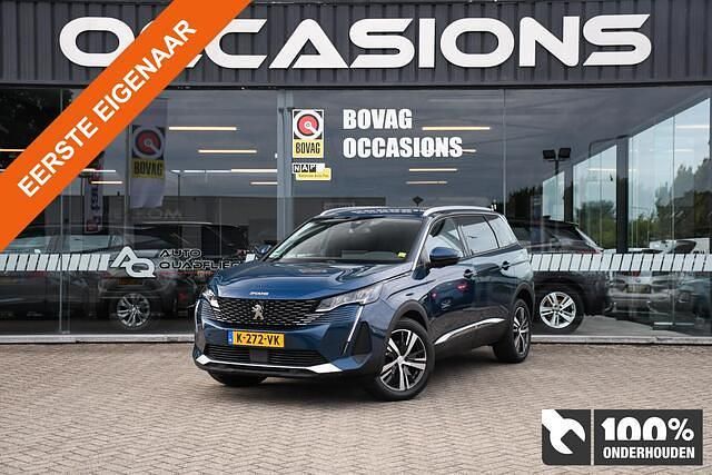 Blauw Gebruikt 2021 Peugeot 5008 Allure MPV | € 25.950 (Iets duurder) - Afbeelding 1/4