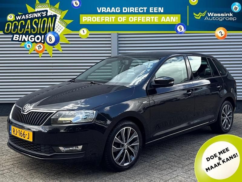Zwart Gebruikt 2018 Skoda Rapid Drive Stationwagen | € 12.950 (Eerlijke prijs) - Afbeelding 1/4