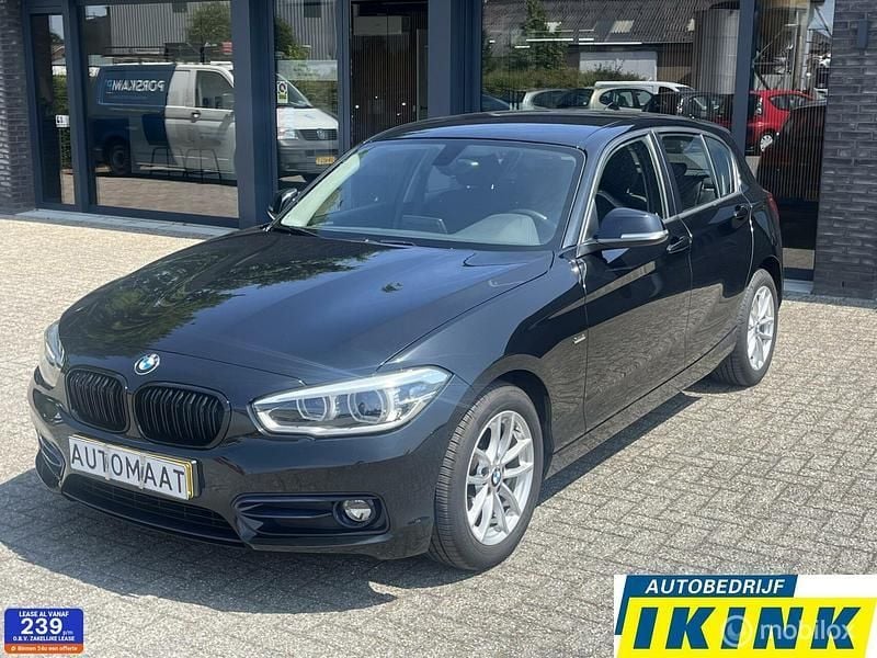 Zwart Gebruikt 2017 BMW 118 Executive Hatchback | € 14.750 (Eerlijke prijs) - Afbeelding 1/4