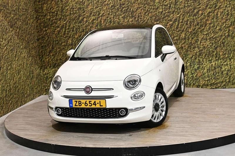 Wit Gebruikt 2017 Fiat 500 Lounge Hatchback | € 9.995 (Eerlijke prijs) - Afbeelding 1/3