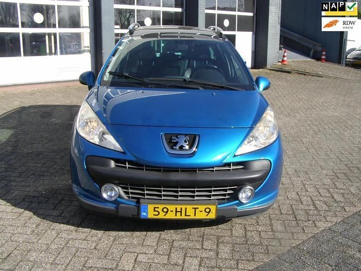 Blauw (metallic) Occasion 2009 Peugeot 207 Outdoor Outdoor Stationwagen | € 4.950 (Duur) - Afbeelding 1/4