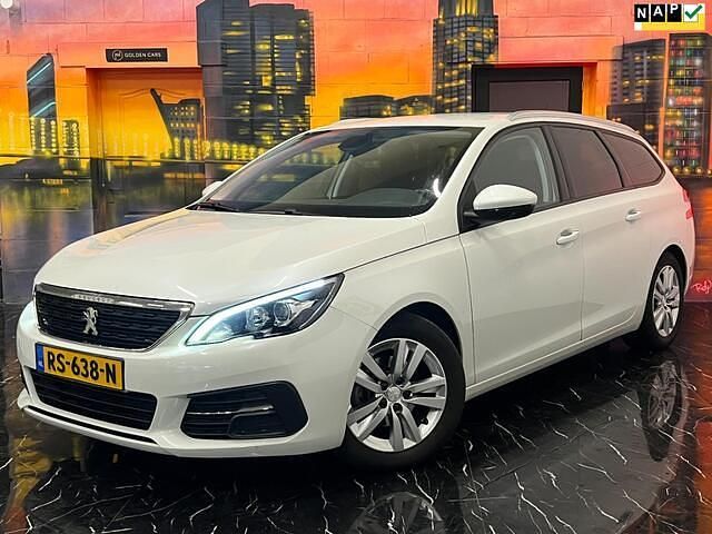 Wit Gebruikt 2018 Peugeot 308 SW Active Stationwagen | € 8.499 (Goede deal) - Afbeelding 1/4