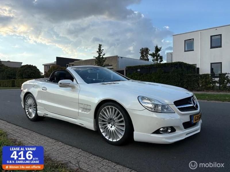 Wit (parellak) Occasion 2008 Mercedes 350 Cabriolet | € 26.950 (Super prijs) - Afbeelding 1/4