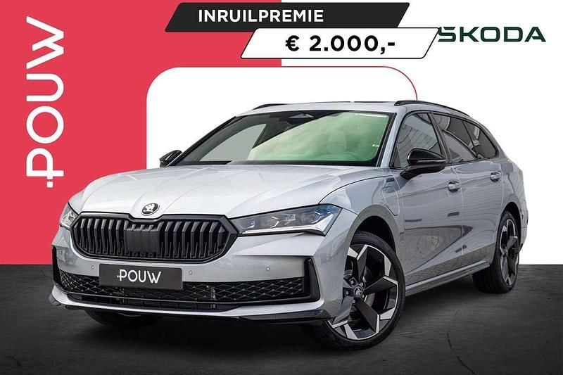Zilver, metallic lak Nieuw 2025 Skoda Superb Business Line Stationwagen | € 55.450 (Eerlijke prijs) - Afbeelding 1/4